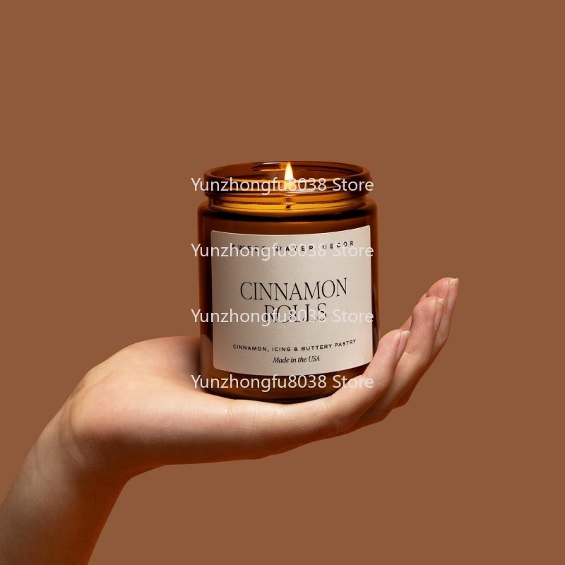 Amber Jar Candle - Spezie calde e profumo di agrumi