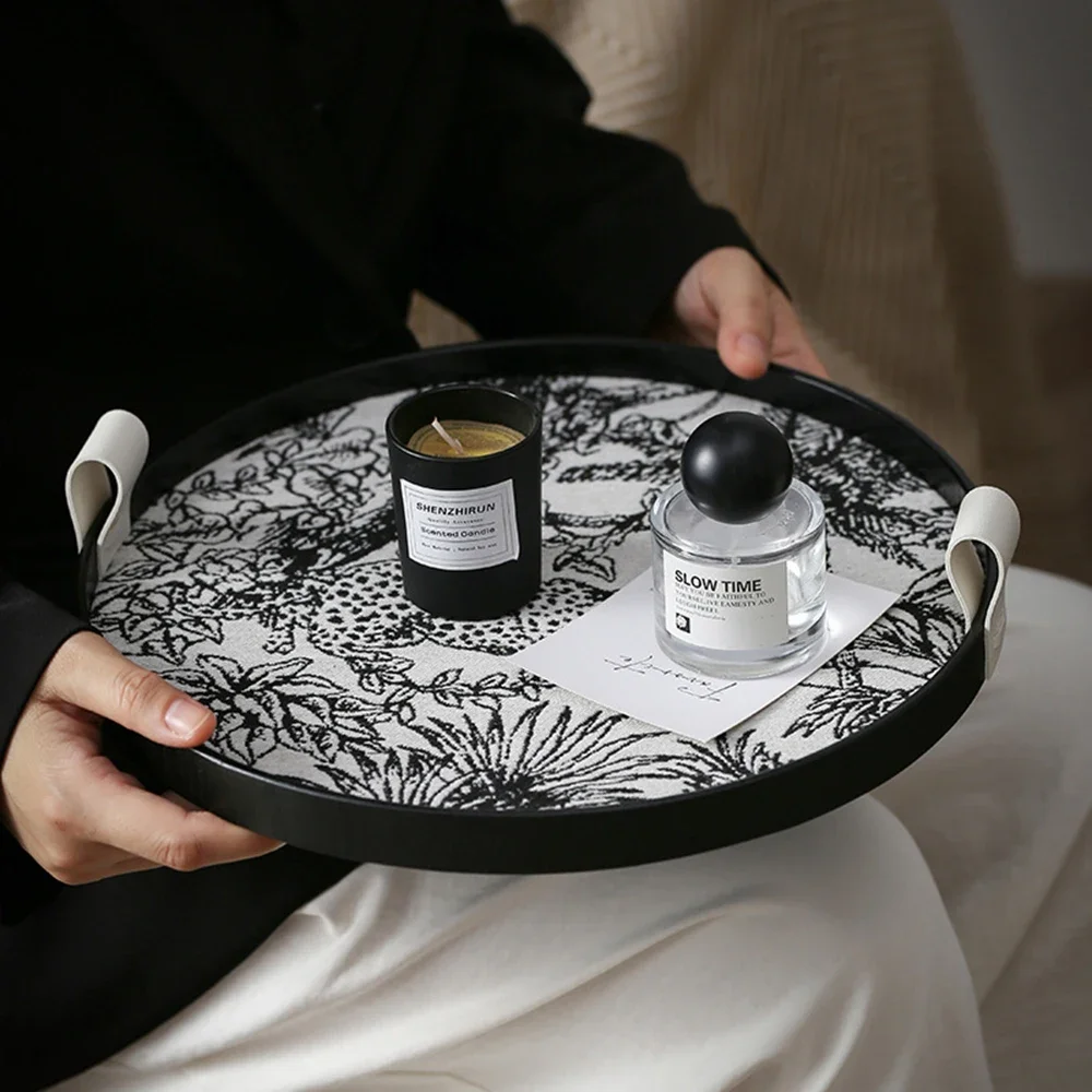 Home Fragrance Luxury - Vassoio portaoggetti in legno leggero e