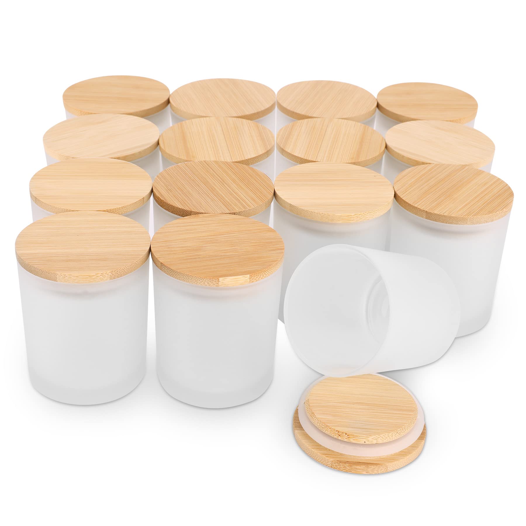 Amber Jar Candle - Confezione da 6 barattoli di candela