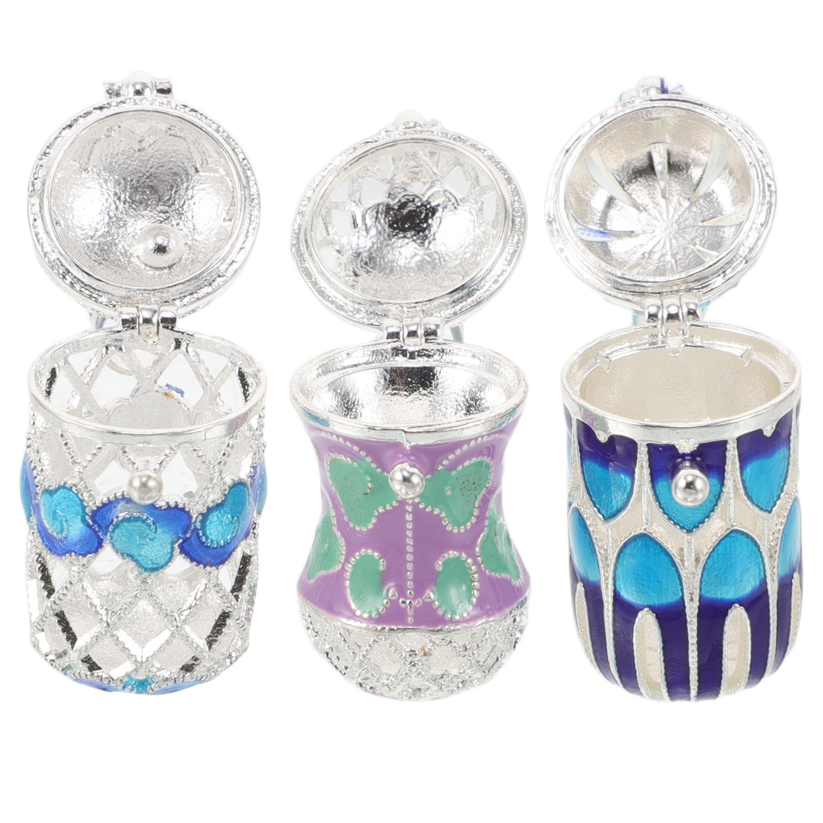 Diffuser Necklace Locket - 3 Pezzi Collana con Ciondolo Diffusore