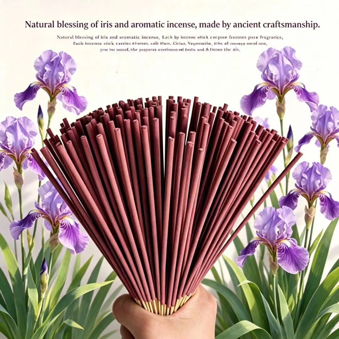Home Fragrance Iris - Bastoncini d'incenso a forma di fiore