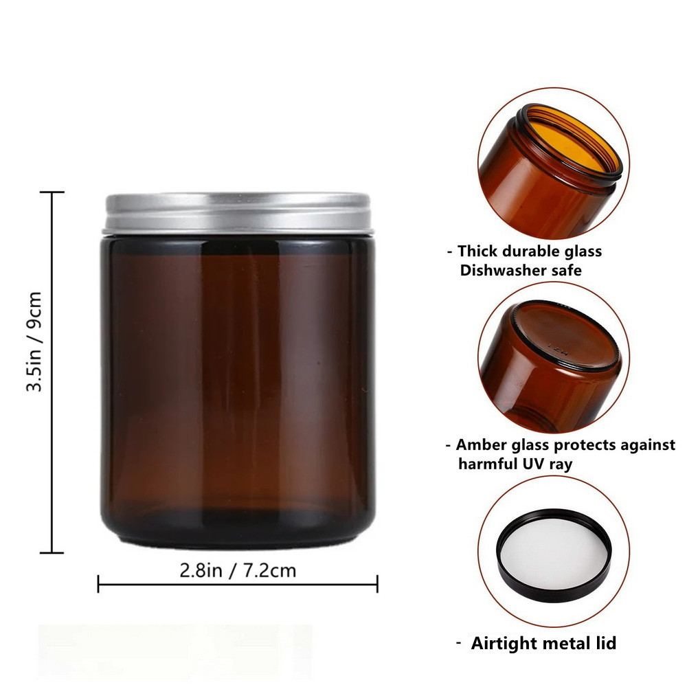 2 pezzi 8 once barattolo di ca - Amber Jar Candle recensione e prezzo