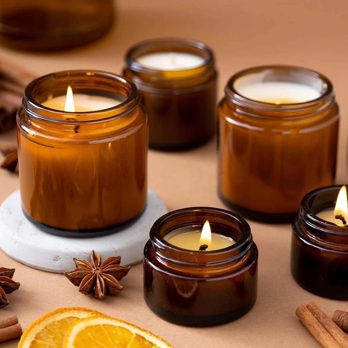 Barattoli in Vetro per Candele - Amber Jar Candle recensione e prezzo