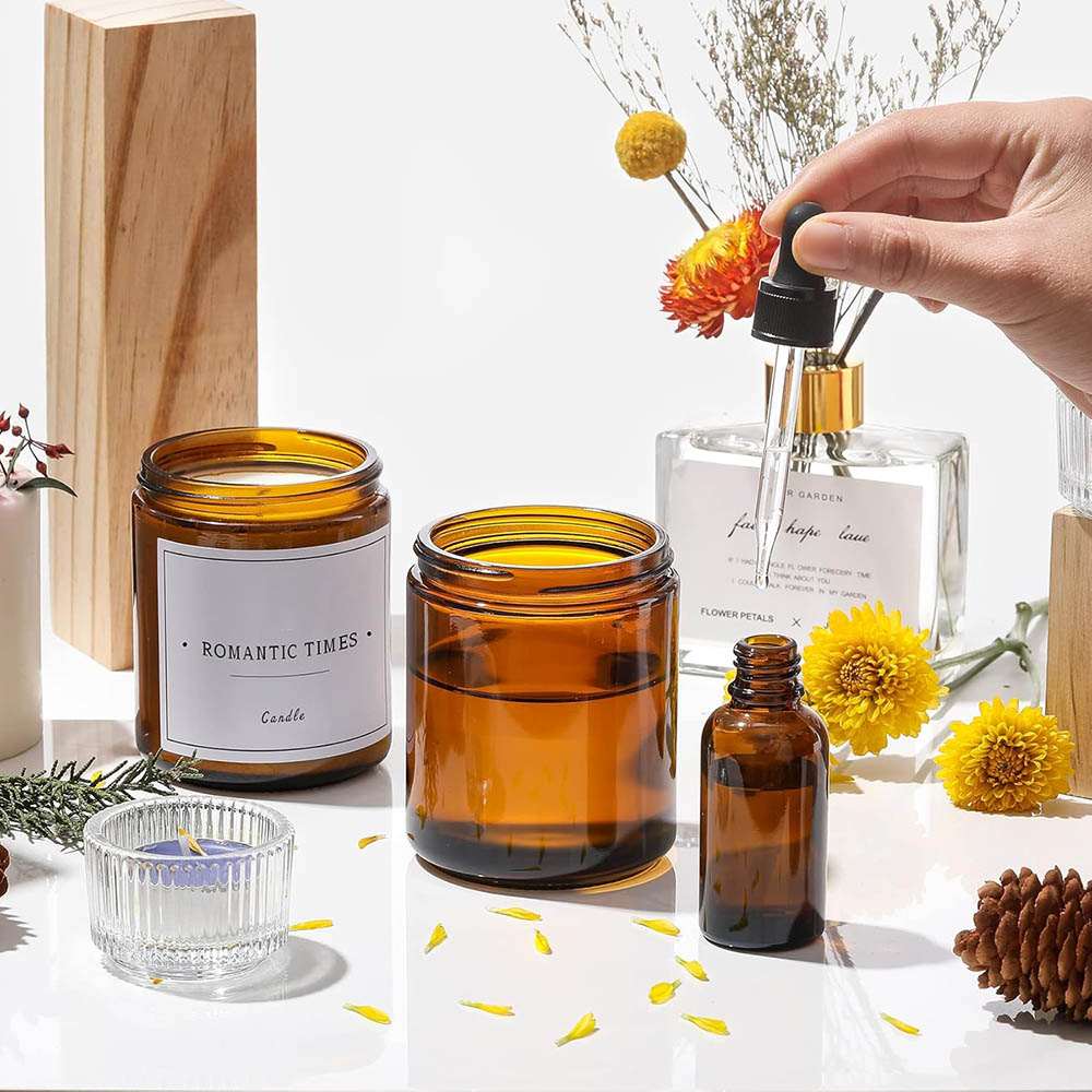 Barattoli in Vetro Ambrato da  - Amber Jar Candle recensione e prezzo