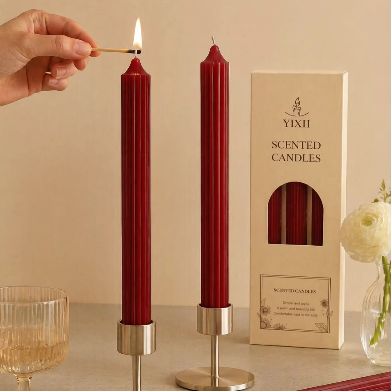 Set di 4 candele per aromatera - Home Fragrance Red Wine recensione e prezzo
